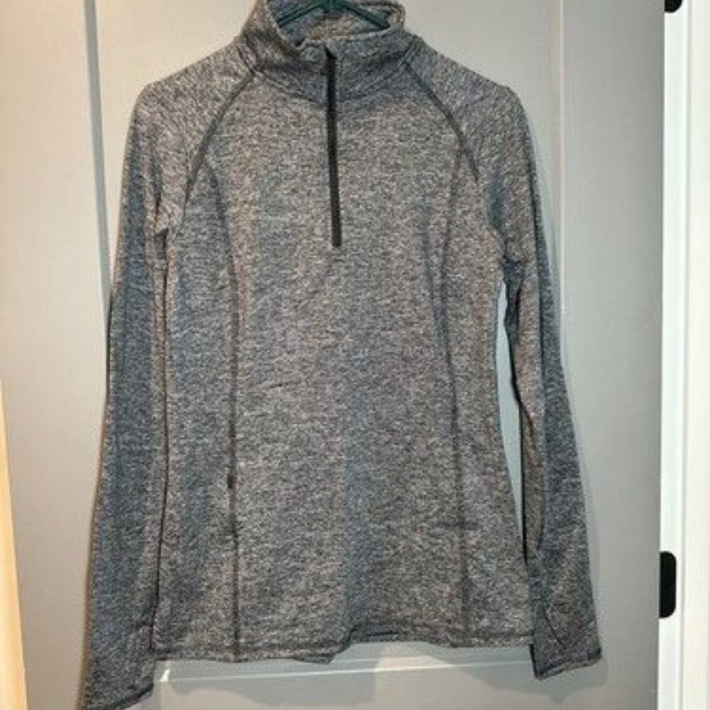 Women's Train 1/2 Zip Pullover  All in Motion Charcoal Gray Size Small